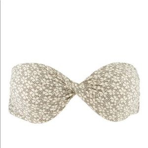 LSpace, S twist Bandeau bikini top